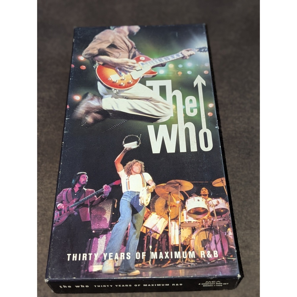 The Who Thirty Years of Maximum R&B 4 CD Box Set 1994 MCA Booklet Collectible